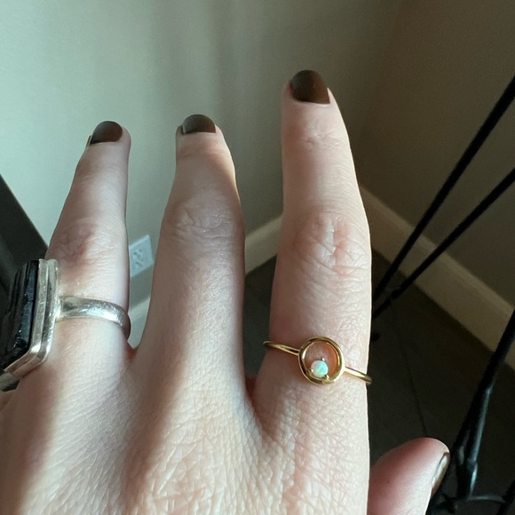 The 2Bandits: Opal Gold Filled Ring - Picture 5 of 5